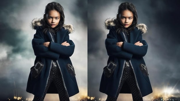A split image showcasing a woman wearing an oversized coat in a K-drama scene and a similar, affordable coat available at a US retail store (e.g., Target or Old Navy).