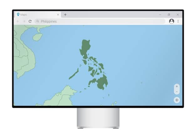 A screenshot of a popular Asian drama streaming platform showing a geoblocking message, with a world map in the background highlighting different regions.