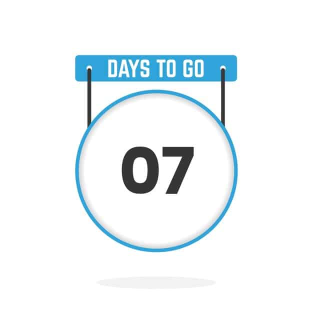 A stylized calendar with a large red circle around 
