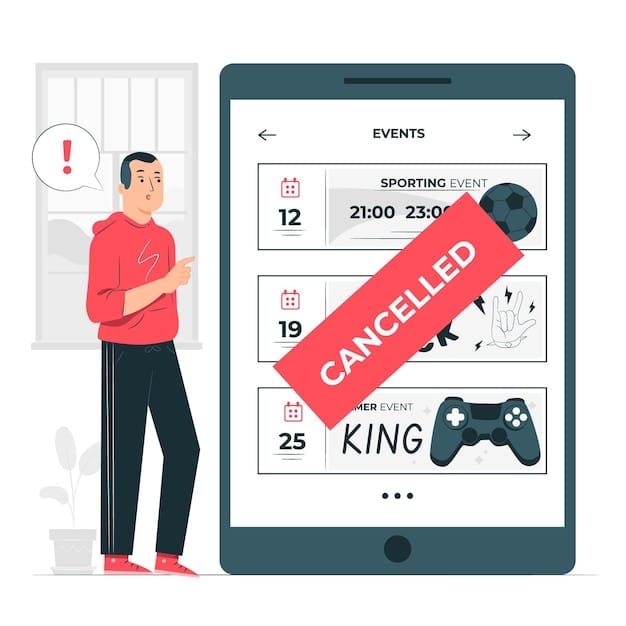 A person holding a smartphone browsing through a list of streaming service subscriptions, with some icons having a 