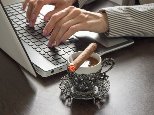A close-up of a writer's hands typing intensely on a laptop, surrounded by scattered notes and coffee, symbolizing the hard work in crafting dramatic narratives.