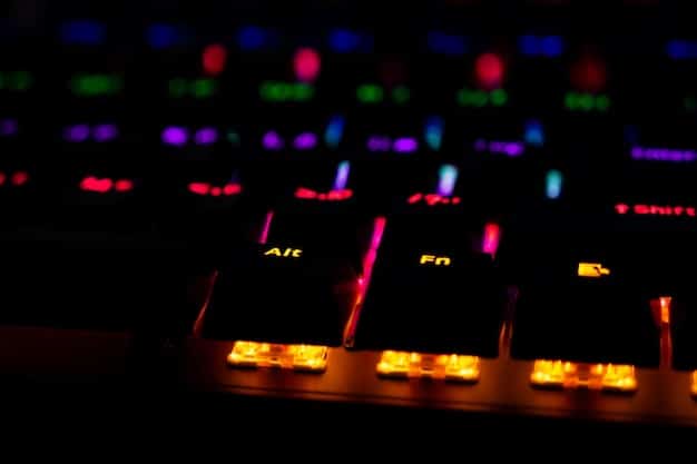 A close-up of a sound mixing board with a glowing screen displaying audio waveforms, suggesting music production and the technical aspects of creating an OST. The background is slightly blurred to keep focus on the equipment.