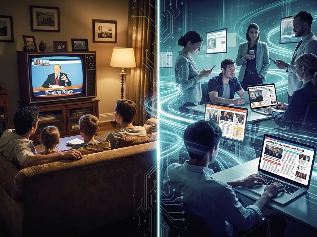 TV News Viewership Declines 10%, Shifting to Digital by 2026